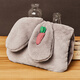 優(yōu)水防爆充電熱水袋暖寶寶女充電式可愛(ài)暖手寶卡通暖水袋電暖寶暖手袋 蘿卜兔灰色