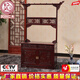 民創(chuàng  )紅木家具非洲花梨/學(xué)名：刺猬紫檀實(shí)木/中式衣服架落地可掛衣帽架客廳臥室衣帽柜子