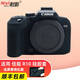 耐影適用R5二代硅膠套佳能微單EOS R5 R5II R6 R6II R7 R10保護殼佳能保護套荔枝紋R6硅膠套 R10-黑色