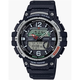 卡西歐手表釣魚(yú)表男士戶(hù)外數字男表WS1200H-3AV運動(dòng)表防水石英表禮物 黑色 雙時(shí)區/秒表/釣魚(yú)模式 48.6mm
