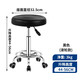 全品屋吧臺椅升降椅子高腳凳子酒吧椅前臺家用吧椅旋轉(zhuǎn)椅收銀臺實(shí)驗(yàn)室 經(jīng)典黑【無靠背滑輪款】