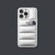 赫豹適用潮牌iphone15promax手機(jī)殼16/17蘋果14羽絨服手機(jī)殼13/12/11/xs/xr全包防摔北面 羽絨服北面【銀色】手機(jī)殼 iPhone 14