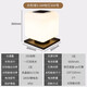 愛登斯 太陽能燈柱頭燈家用圍墻燈 智能光感應戶外庭院墻頭燈防水大門 方形球/300大3.5W板/雙光色