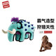 貴為（GiGwi）狗玩具杜拉獸動物仿真設計磨牙耐咬互動寵物玩具中大型狗狗玩具 杜拉獸大象-淺藍
