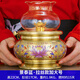 燊柏雅黃銅油燈供佛燈長(cháng)明燈家用佛前酥供燈燈座液體防風(fēng)蘇油燈佛前供燈 加大號拉絲款