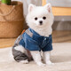 阿莫爾寵物貓咪衣服保暖背帶四腳衣加厚加絨狗狗衣服小型犬冬季泰迪幼犬 小鹿背帶四腳衣(藍灰色) XS(具體參考身長(cháng)和胸圍)