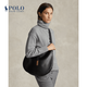 Polo Ralph Lauren 拉夫勞倫 Polo ID 女配 經(jīng)典款皮革大號單肩包RL51979 001-黑色 ONE