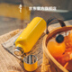 學(xué)古 |一原傳家壺·迷你 中式復古燜茶水瓶暖壺家用保溫壺保溫杯595ml 鵝黃595ml
