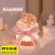 韞舜玫瑰花冰塊夜燈創(chuàng)意手工制作diy生日禮物送女生高級感母親兒童節(jié) 冰塊夜燈【18朵玫瑰丨含禮袋插電