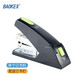 寶克（BAOKE） 省力型訂書機(jī) 訂書器 適配24/6釘書釘 辦公用品 12#學(xué)生訂書器 50頁(yè) 一指按壓 顏色隨機(jī) ST1117