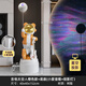 吉召太空人星空投影燈智能音響擺件宇航員大型落地客廳送搬家喬遷禮物 橙色太空人加底座 無(wú)規格