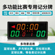 智會(huì )興籃球比賽電子記分牌24秒籃球計時(shí)器無(wú)線(xiàn)羽毛球足球網(wǎng)球便攜計分牌 插電款(27*11.8cm)
