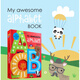 進(jìn)口 低幼啟蒙26個(gè)字母紙板書(shū) 英文原版 My Awesome Alphabet Book 兒童字母