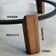 Rowyn適用哈曼卡頓琉璃2/3/4代水晶4/5五代音響支架底座金屬音箱桌面加厚胡桃木避震架子琥珀曜石底座 【粗腿款】琉璃34水晶45音箱用