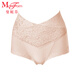 曼妮芬蕾絲高腰平角褲舒適時(shí)尚性感提臀女棉質(zhì)內褲親膚底褲棉20710935
