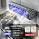 YRYE美的機(jī)（Mide）同款電風(fēng)扇2025新款壁掛風(fēng)扇廚房空調(diào)浴室?guī)l(wèi)生間免打孔專(zhuān)用小風(fēng)扇臥室家用掛墻 深空灰丨插電款 壁掛免打孔循環(huán) 2000mAh