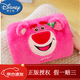 迪士尼（DISNEY）迪士尼草莓熊玩偶毛絨電熱防爆保暖暖手寶熱水袋暖寶寶女友禮物  平面咧嘴熊粉紅色 充電 【 國標內膽】