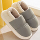 俞兆林棉拖鞋男女居家用外穿包跟羽絨布保暖棉鞋 YG001
