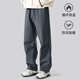 踏路者休閑褲束腳褲秋冬男生長(cháng)褲寬松時(shí)尚百搭工裝褲速干褲戶(hù)外沖鋒直筒 煙灰色-奧利絨【防風(fēng)保暖】 XL 【男女同款150-170斤】