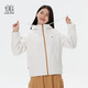 KOLON SPORT可隆女士?jì)擅娲┻\動(dòng)外套防風(fēng)防潑水短款寬松抓絨衣