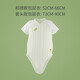 幻曦防蚊小益撕新生嬰兒夏季提花短袖爬服哈衣包屁衣連體衣 青檸薄荷（清涼防蚊包屁衣） 73cm