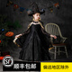 小咔衣濃女童萬(wàn)圣節表演服裝兒童cosplay表演演出服吸血鬼女巫幼兒園斗篷 萬(wàn)圣節黑色（隨機帽子+披風(fēng)） 130