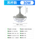 亞明照明LED照明防爆燈工礦燈100W隔爆型燈罩車間倉庫廠房加油站照明吊燈 亞明照明LED防爆燈30W吊桿款