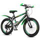 兒童自行車(chē)男孩7-8-9-10-12-15歲中大童單車(chē)20寸學(xué)生變速山地車(chē)新 變速+黑+標配版 綠色 22寸適合身高140厘米-155厘米