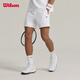 威爾勝（Wilson）官方夏季男士DAILY透氣吸濕速干運動(dòng)訓練健身短褲網(wǎng)球褲 WM20036412WTA-亮白色 M /175/84A