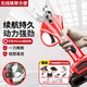 電動(dòng)剪刀剪樹(shù)枝電動(dòng)果樹(shù)剪子充電式鋰電池修枝剪桃樹(shù)果園桑樹(shù)剪枝剪園藝園林花圃粗枝花椒修剪工具鴻略 198VF【4公分】單電2刀+腰包