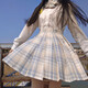 【JK制服官方】正版JK制服套裝學(xué)院風(fēng)格裙水手裙全套百褶裙女學(xué)生日系不良少女正統校服童女 檸檬海鹽+領(lǐng)花+長(cháng)袖襯衫 S【尺碼偏小】