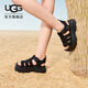 UGG夏季女士休閑舒適厚底可調式腳踝束帶搭扣時(shí)尚涼鞋1152698 BLK | 黑色 39