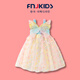 FNJ KIDS童裝女童公主裙夏季新款洋氣彩色蝴蝶網(wǎng)紗吊帶裙兒童公主裙 彩色 90 (建議身高80-90cm)