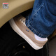 VISION STREET WEAR官方  FLAT TOP奶茶棕低幫經(jīng)典翻毛皮帆布鞋男女街頭滑板鞋 奶茶棕 41