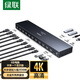 綠聯(lián)HDMI KVM切換器4K高清視頻切屏器 八進(jìn)一出共享USB打印機(jī)鼠標(biāo)鍵盤 電腦接顯示器電視投影分屏35987