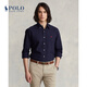 Polo Ralph Lauren 拉夫勞倫 男裝 經(jīng)典款染色長(cháng)袖牛津布襯衫RL13887 410-海軍藍 M