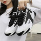 耐克（NIKE）Zoom 2K 黑白熊貓鞋厚底氣墊緩震復古老爹鞋男女情侶運動(dòng)休閑鞋 AO0354-100黑白女子 37.5