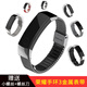 米布斯（mijobs） 適用華為榮耀手環(huán)3表帶米蘭金屬腕帶螺絲上釘不銹鋼卡扣榮耀三代腕帶替換帶配件 【金屬卡扣】黑色