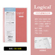 仲林（Nakabayashi）2025年日本進(jìn)口B6手賬本邏輯格日記本月計劃學(xué)生筆記本Logical 粉色NSV-B602-25P