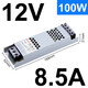 明緯長(cháng)條開(kāi)關(guān)電源220轉24v低壓12v廣告燈帶燈箱線(xiàn)形燈變壓器 SL-100-12 (12V8.5A)