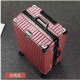 袋鼠旅行箱万向轮拉杆箱28英寸行李箱铝框男女学生皮箱耐用登机箱 玫瑰金铝镁合金框铆钉加固 26寸大容量