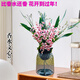 金邊蘭建蘭大圣荷可水培蘭花室內陽(yáng)臺花卉濃香好養易活綠植盆栽 文心蘭粉色帶4支生花劍 帶北歐水培盆