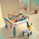 费乐（FEELO）大颗粒多功能积木桌兼容乐高儿童拼装玩具100105百变汽车 六一儿童节日礼物