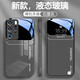 品托 適用華為p40手機殼p40pro液態(tài)玻璃保護套新款大視窗全包防摔超薄個(gè)性創(chuàng  )意男女高級商務(wù)硬 P40Pro【石墨灰-A1-大視窗】+手機膜 液態(tài)玻璃