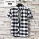 暢登短袖格子襯衫男士拼色夏季薄款韓版修身潮流帥氣休閑短袖襯衣外套 純格短袖 白色 M