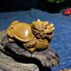 金絲楠貔貅龍龜小葉楨楠老料擺件手把件文玩招財動物福氣禮品木雕 4.5cm