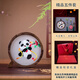 御時(shí)居手工刺繡熊貓擺件五件套禮盒中國(guó)風(fēng)特色商務(wù)伴手禮出國(guó)送老外禮品 可愛小熊貓