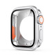 方哲品牌原裝適用蘋(píng)果手表iwatch s10/s11手表保護殼s9/8/7/6/5/4鋼化膜殼膜一體Ultra3/2防摔殼 銀色2代升級款 適用iwatch S10/S11【42MM表盤(pán)】