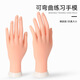 緣裕美甲練習(xí)假手模展示模型手指可彎曲活動(dòng)定位可插入甲片 美甲練習(xí) 模(左手)