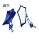 宅趣（ZAIQU）摩托車(chē)改裝反光鏡電動(dòng)車(chē)倒車(chē)鏡雅馬哈福喜鬼火踏板車(chē)后視鏡鋁合金 2760藍色